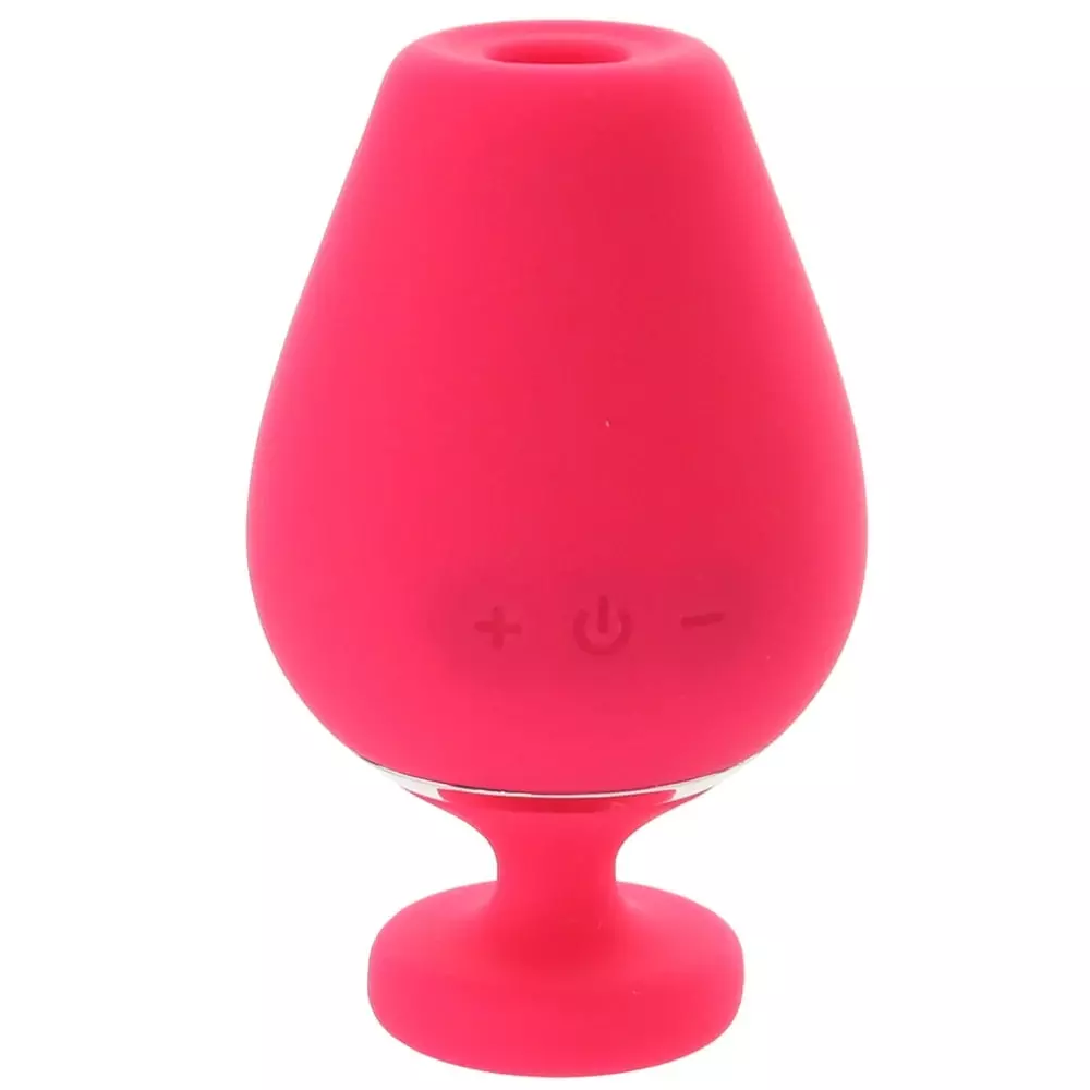 Vedo Vino Rechargeable Silicone Vibrating Sonic Vibe In Pink